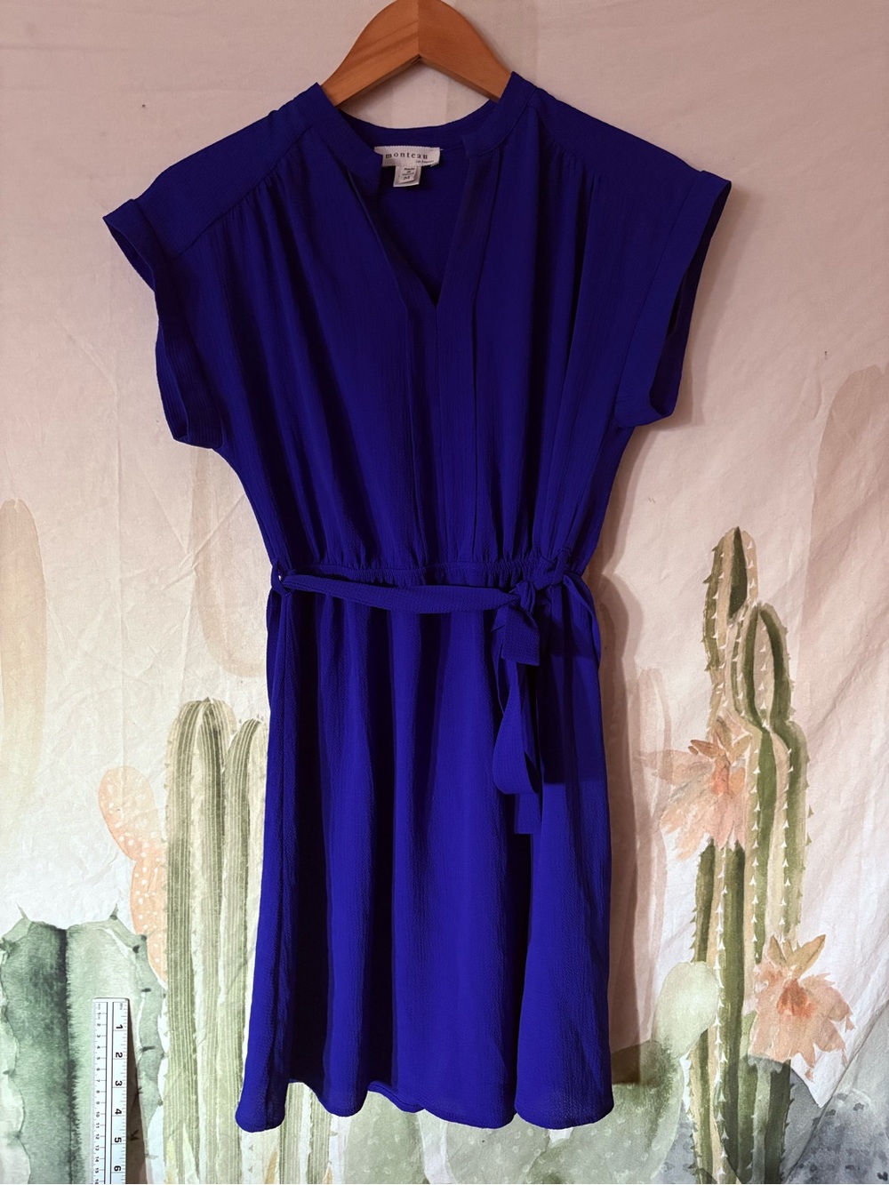 Monteau Los Angeles Blur Short Sleeve Midi Dress 🌵Medium
